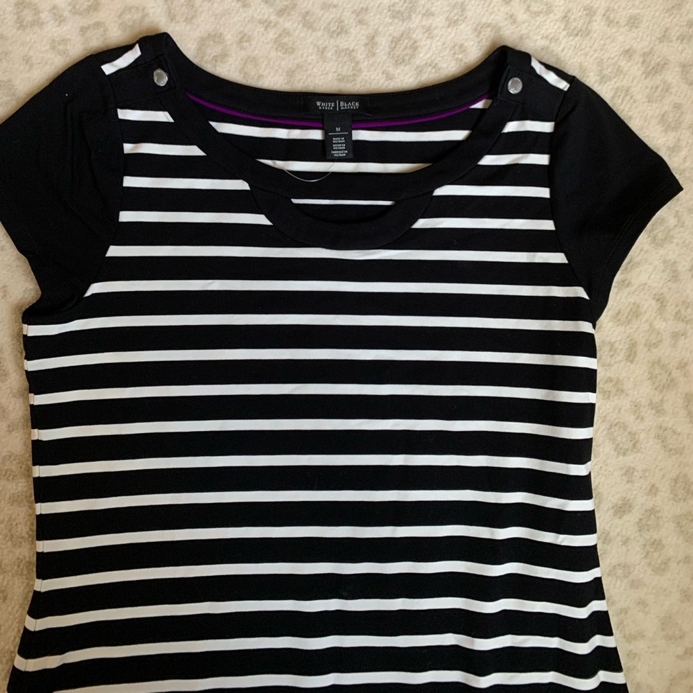 White House Black Market striped dress (M) - Picture 6 of 11